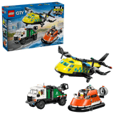 LEGO® City Airplane, Service Truck & Hovercraft Remix 60505