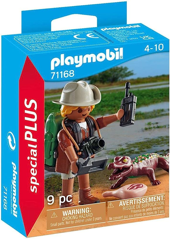 Playmobil Special Plus: Researcher with Alligator 71168