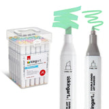 Kingart® Pro Double-Ended Alcohol Markers - 36 Pastel Colors