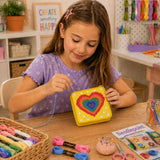 Mavi Needlepoint Bag Kit: Heart
