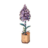 Hands Craft Wooden Bloom Craft: Lilac