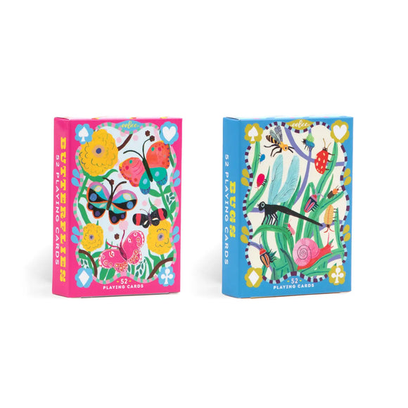 eeBoo Playing Card Assortment: Butterflies & Bugs (Includes 1 ...