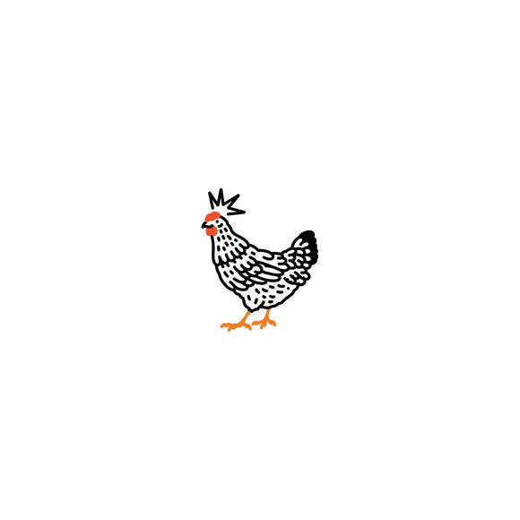 Tattly Pairs Chicken Tattoo