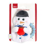 Pearhead® Baby Crinkle Teether: Snowman