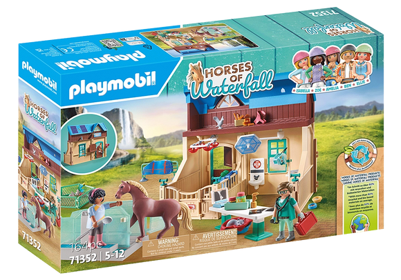 Playmobil Horses of Waterfall: Riding Therapy and Veterinary Practice 71352