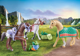 Playmobil Horses of Waterfall: Three Horses with Saddles 71356