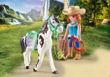 Playmobil Horses of Waterfall: Feeding Time with Ellie and Sawdust 71358