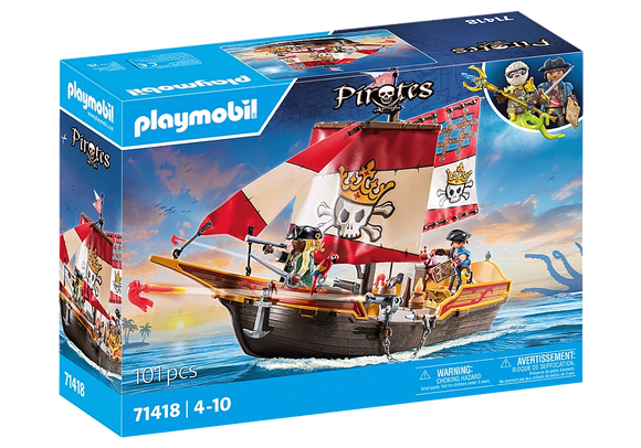 Playmobil Pirates: Small Pirate Ship 71418