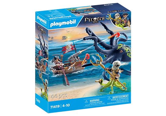 Playmobil Pirates: Battle Against the Giant Octopus 71419