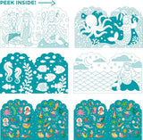 Mermaids Coloring Book with Stickers