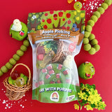 Earth Grown KidDough: Mini Bagged Sensory Kit: Apple Picking