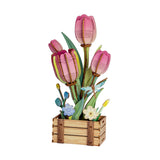 Hands Craft Wooden Bloom Craft: Pink Tulip Bloom Kit