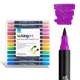 Kingart Dual Tone® Glitter Markers