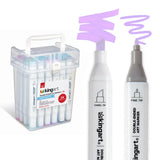 Kingart® Pro Double-Ended Alcohol Markers - 24 Pastel Colors