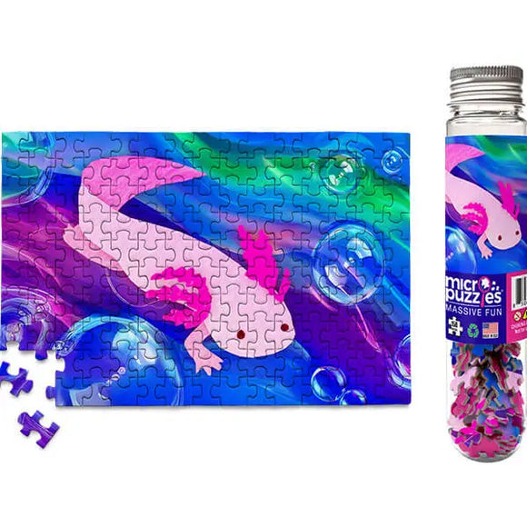 Microblocks Axolotal Micro Puzzles®: Axolotl – Growing Tree Toys