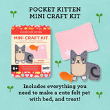 Petit Collage: Mini Craft Kit: Pocket Pet Kitten