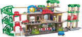 Hape Multi-Level Railway City Set