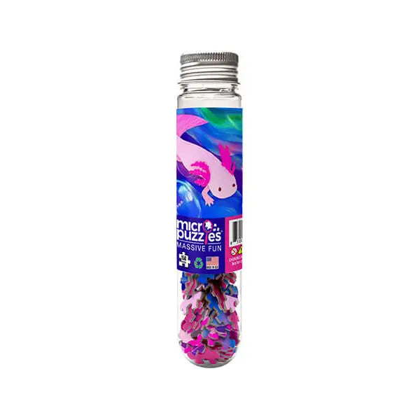 Microblocks Axolotal Micro Puzzles®: Axolotl – Growing Tree Toys