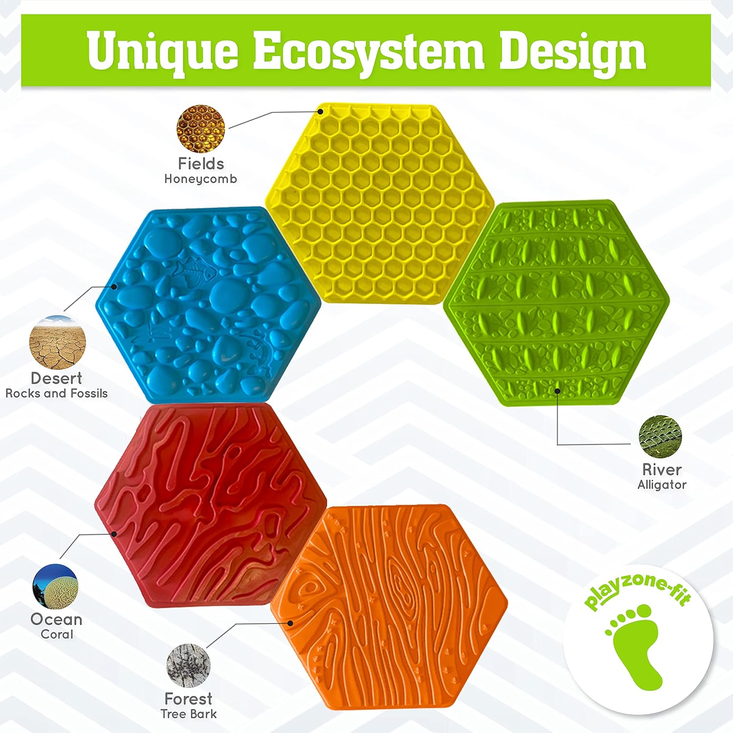 PlayzoneFit® Sensory Stepping Stones Growing Tree Toys