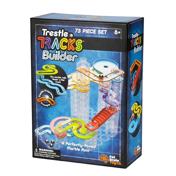Fat Brain Toys® Trestle Tracks - Builder Set (73 pieces)