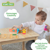 Kids Preferred® Sesame Street Wooden Neighborhood Block Set with Storage Case