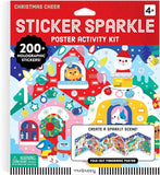 Mudpuppy Christmas Cheer Sticker Sparkle Poster Activity Kit