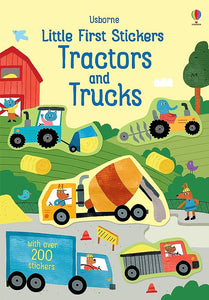 Usborne Little First Stickers Tractors and Trucks