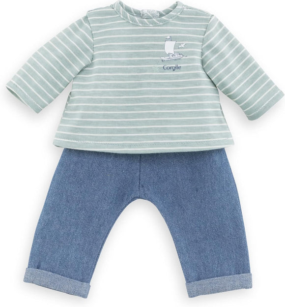 Corolle Dolls Clothes Pants & Striped T-Shirt