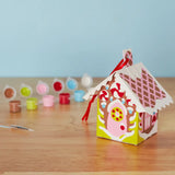 Paint the Town By Number™ Gingerbread House Christmas Ornament Kit