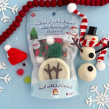 Earth Grown KidDough: Mini Bagged Sensory Kit: Build a Snowman