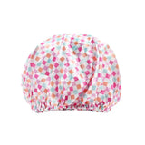 Mavi Bandz Satin Checked Sleep Bonnet