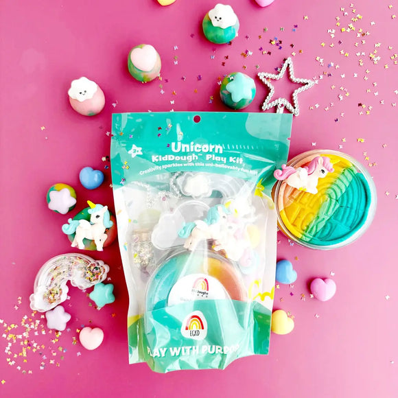 Earth Grown KidDough: Bagged Sensory Kit - Unicorn