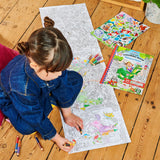 eeBoo Fold Out Coloring Book: Fairies and Tales