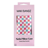 Mavi Bandz Satin Checked Pillowcase
