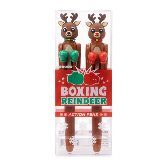 Snifty Boxing Reindeer Action Pens