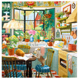 eeBoo 1000 Piece Puzzle Springtime Kitchen