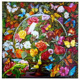 eeBoo 1000 Piece Puzzle Butterfly Still Life