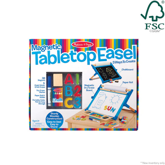 Melissa & Doug® Double-Sided Magnetic Tabletop Easel