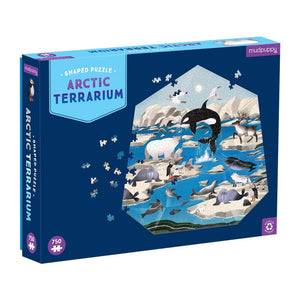 Mudpuppy 750 Piece Shaped Puzzle Arctic Terrarium