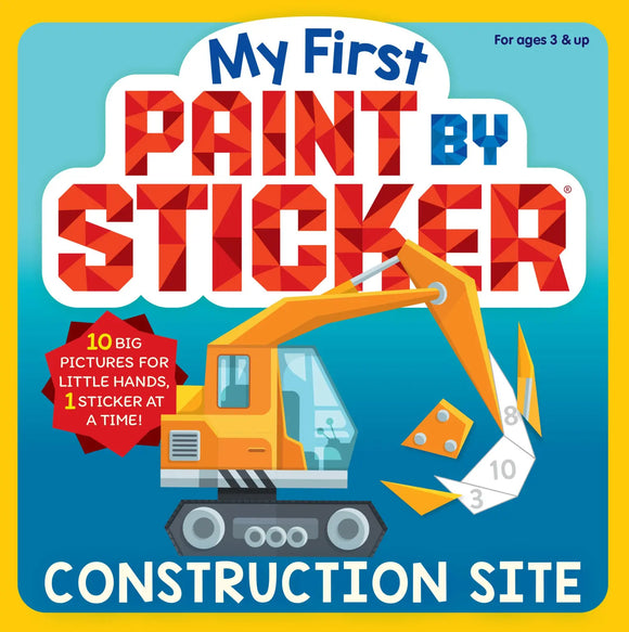 My First Paint by Sticker: Construction Site – Growing Tree Toys