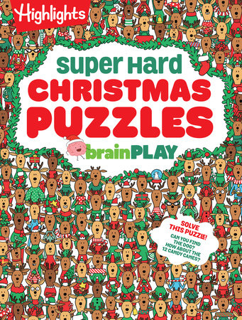 Highlights brainPLAY Super Hard Christmas Puzzles