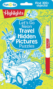 Highlights Hidden Pictures Puzzles: Let's Go Neon Travel