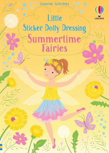 Usborne Little Sticker Dolly Dressing Summertime Fairies