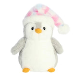 Aurora PomPom Penguin Pink Mosaic 10.5"