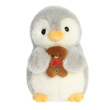 Aurora PomPom Penguin with Gingerbread Cookie 8"