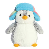 Aurora PomPom Penguin Rainbow Trapper 7"