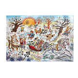 eeBoo Winter Sleigh Ride 20 Piece Puzzle