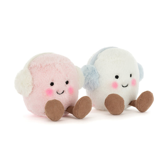 Jellycat Amuseables Toastie Pink and White Marshmallows 6