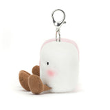 Jellycat Amuseable Pair of Marshmallows Bag Charm 6"