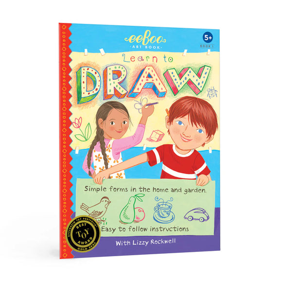 eeBoo Learn to Draw Simple Forms Art Book